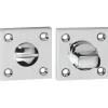 Impresso Rozet Vierkant Schroef Modulair WC63 Chroom 2stuks