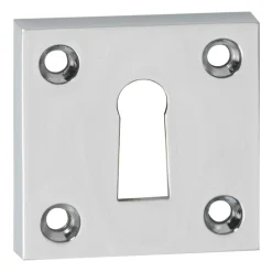 Impresso Rozet Vierkant Schroef Modulair Sleutelgat Chroom 56mm 2stuks