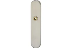 Impresso Schild Ovaal Verdekt Modulair Blind RVS 2stuks