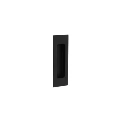 Intersteel schuifdeurkom rechthoek120x40 mm mat zwart