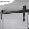Intersteel schuifdeursysteem classic 200 cm mat zwart 100 kg
