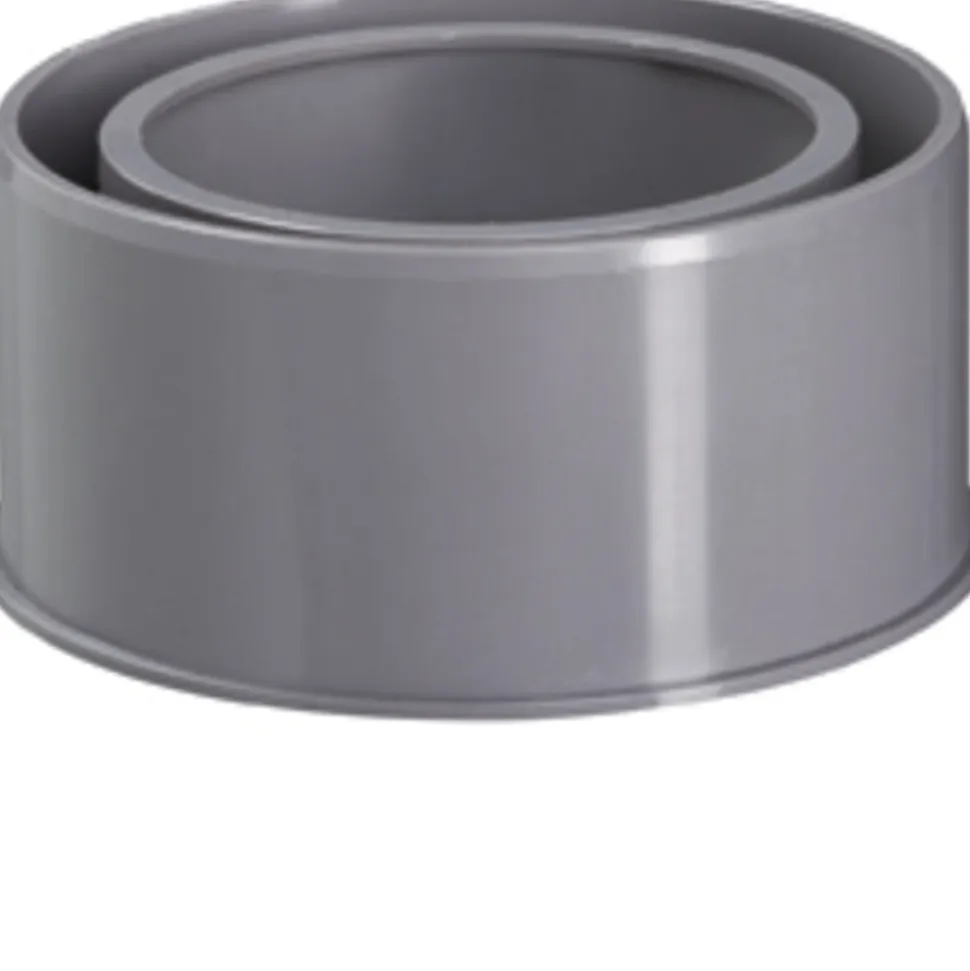 Inzetverloopstuk PVC wanddikte 3,2 mm Ø 110x80 mm t.b.v. binnenhuisriolering