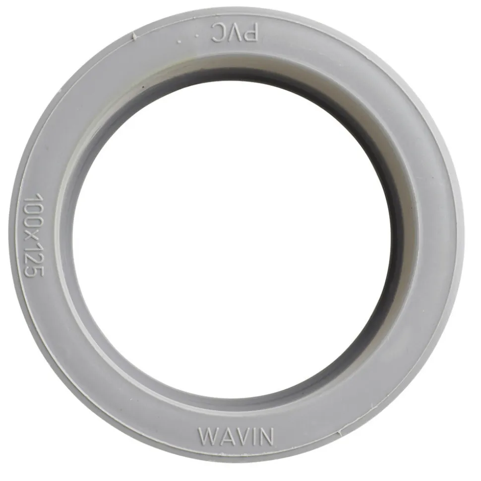 Inzetverloopstuk PVC wanddikte 3,2 mm Ø 125x100 mm t.b.v. binnenhuisriolering