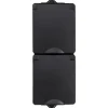 ION INDUSTRIES Spatwaterdicht Opbouw Contds 2V RA VERT IP54 Zwart