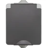 ION INDUSTRIES Spatwaterdicht Opbouw Contactdoos 1V RA IP54 Grijs