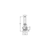 JSO-TR Afrondfrees HW Radius 3,0 mm, schacht 8 mm