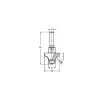 JSO-TR Afrondfrees HW Radius 8,0 mm, schacht 8 mm