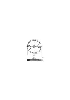 JSO-TR Groefzaagje HW 40 mm, schacht 8 mm