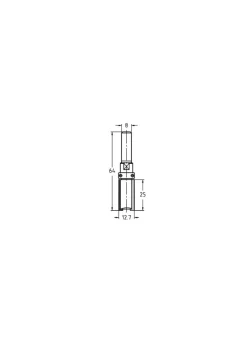 JSO-TR Kantenfrees HW 25 mm, schacht 8 mm
