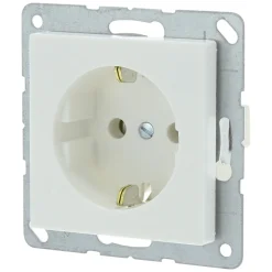 Jung Contactdoos AS500 Inbouw 1-Voudig Randaarde Polarwit