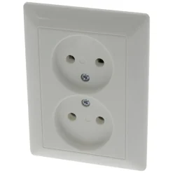 Jung Contactdoos AS500 Inbouw 2-Voudig Polarwit
