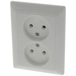 Jung Contactdoos AS500 Inbouw 2-Voudig Polarwit