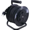 Kabelhaspel professioneel  3x1,5mm neopreen Zwart 25 meter