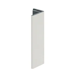 Keralit Eindprofiel Kunststof Classic Nerf Wit RAL 9016 4000mm