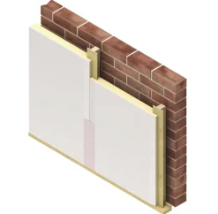 Kingspan W'all-in-One Isolatie Gipsplaat Basic PG60 PIR 50mm Rd2,3 2600x600mm 1,56m2