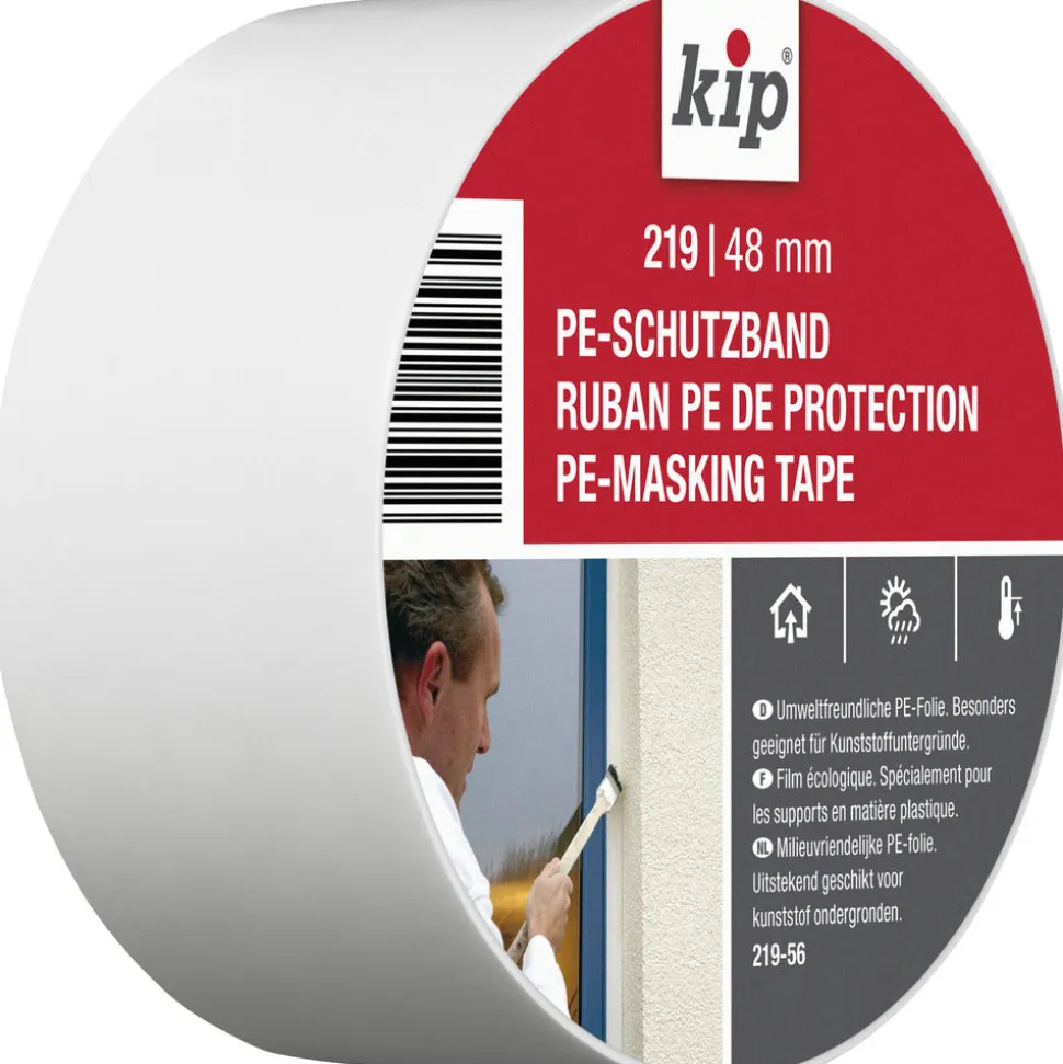 Kip 219 PE-Masking Tape Wit 48mm x 33m