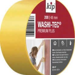 Kip 208 Washi-Tec Tape Premium Plus Geel
