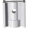 Klemnok B1 kunststof M8 grijs voor PVC ophangbeugels, 5 stuks