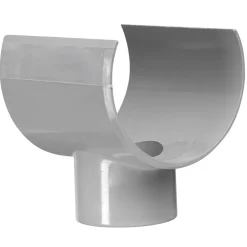 Klemzadel PVC wanddikte 3,2 mm Ø 125/110/100x50 mm 90° KOMO-keur