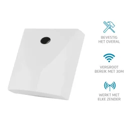 KlikAanKlikUit Inbouwschakelaar 2300W ACM-2300-HC Wit