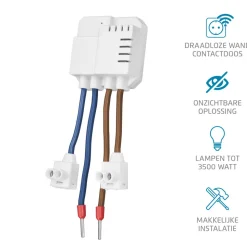 KlikAanKlikUit Ingebouwde Mini Hoofdschakelaar AWS-3500S