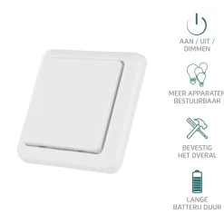 KlikAanklikuit Schakelaar Opbouw AWST-8800 Draadloos