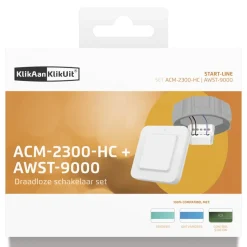 KlikAanKlikUit Schakelaarset M2300 ST9000 Draadloos