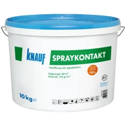 Knauf Voorstrijk Spraykontakt Niet-Zuigende Ondergrond 10kg +10%