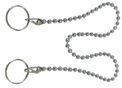 Kogelketting 50 cm chroom