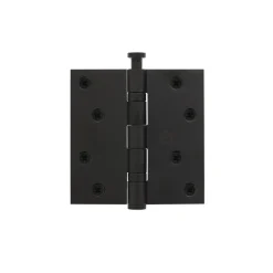 Kogellagerscharnier Recht 3,5inch 89x89x25mm Zwart Incl. Zwarte Kruiskopschroeven