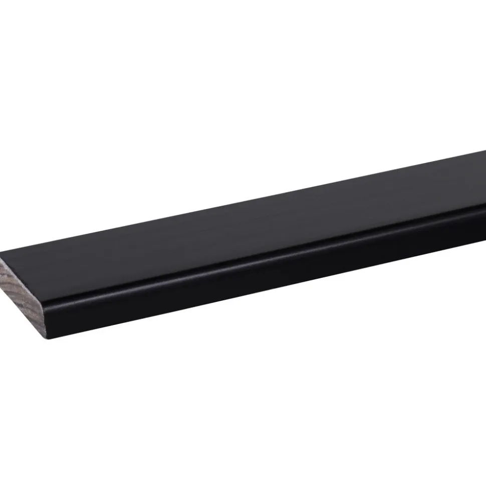 Koplat Grenen Zwart Gelakt 12x45x2700mm FSC Mix 70%