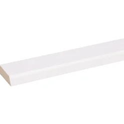 Koplat Schuin MDF Folie Wit 70% PEFC