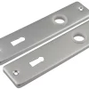 Kortschild Aluminium F1 72mm t.b.v. Sleutelgat