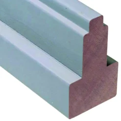Kozijnprofiel B Hardhout Gegrond Grijs 66x110x1950mm FSC Mix 70%
