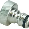 Kraanaansluiting tbv tuinslang 3/4'' binnendraad messing vernikkeld