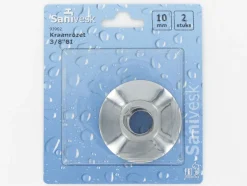 Kraanrozet messing verchroomd 3/8''x10 mm