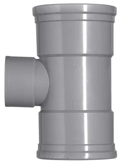 Martens PVC T-stuk 2x Manchetmof/1x lijmmof 3,2mm 110mm 87°