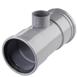 Martens PVC T-stuk 2x Manchetmof/1x lijmmof 3,2mm 110mm 87°