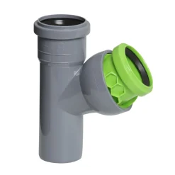 Martens Verstelbaar T-stuk 2xmof/1xspie 50mm 45-88°