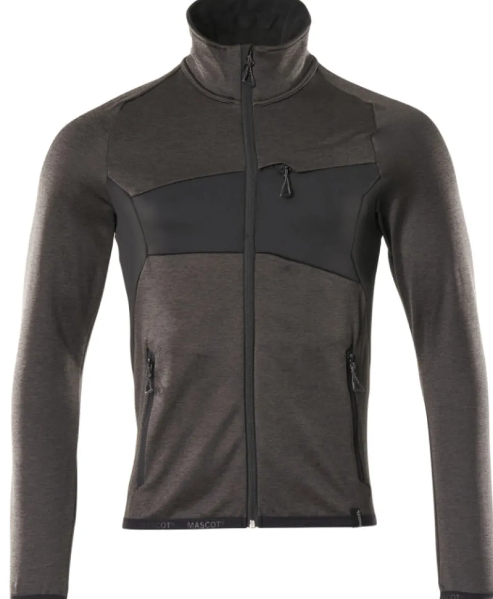 Mascot Fleece Vest Accelerate Stretch Antraciet Met Rits