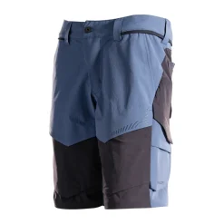 Mascot Korte Werkbroek Customized Ultimate Stretch IJsblauw/Marine
