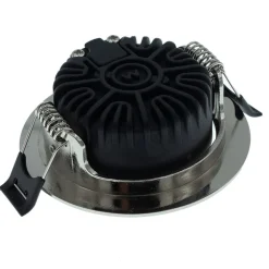 MBL Lighting Inbouwspot Luna 2700 RVS Rond 5W Kantelbaar IP44