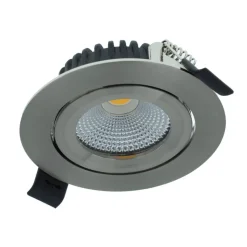 MBL Lighting Inbouwspot Luna 2700 RVS Rond 5W Kantelbaar IP44