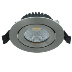 MBL Lighting Inbouwspot Luna DTW RVS Rond 5W Dimbaar Kantelbaar IP44