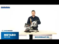Metabo Afkort- en verstekzaagmachine KSG 18 LTX 216 body 18 volt