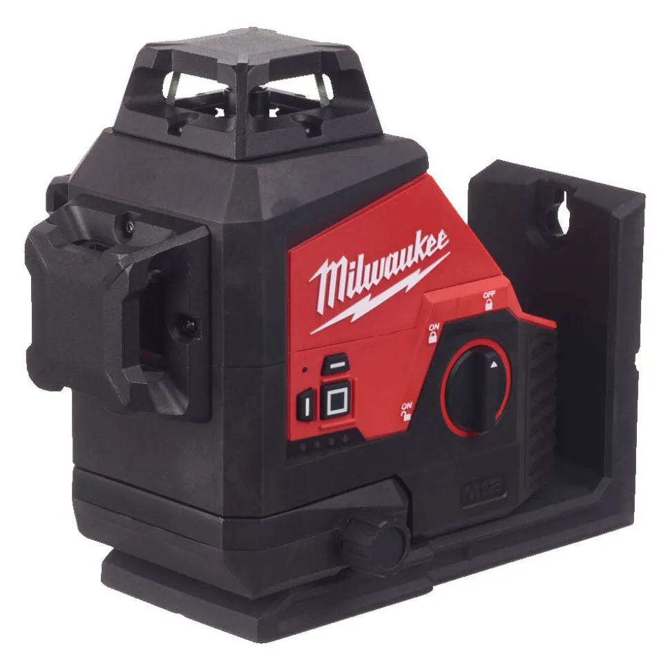 Milwaukee Accu Kruislijnlaser Groen 3x360C° M12 3PL-0C 12V Body In Koffer