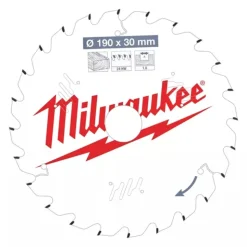Milwaukee Cirkelzaagblad P W 24ATB 190x30x1,6mm
