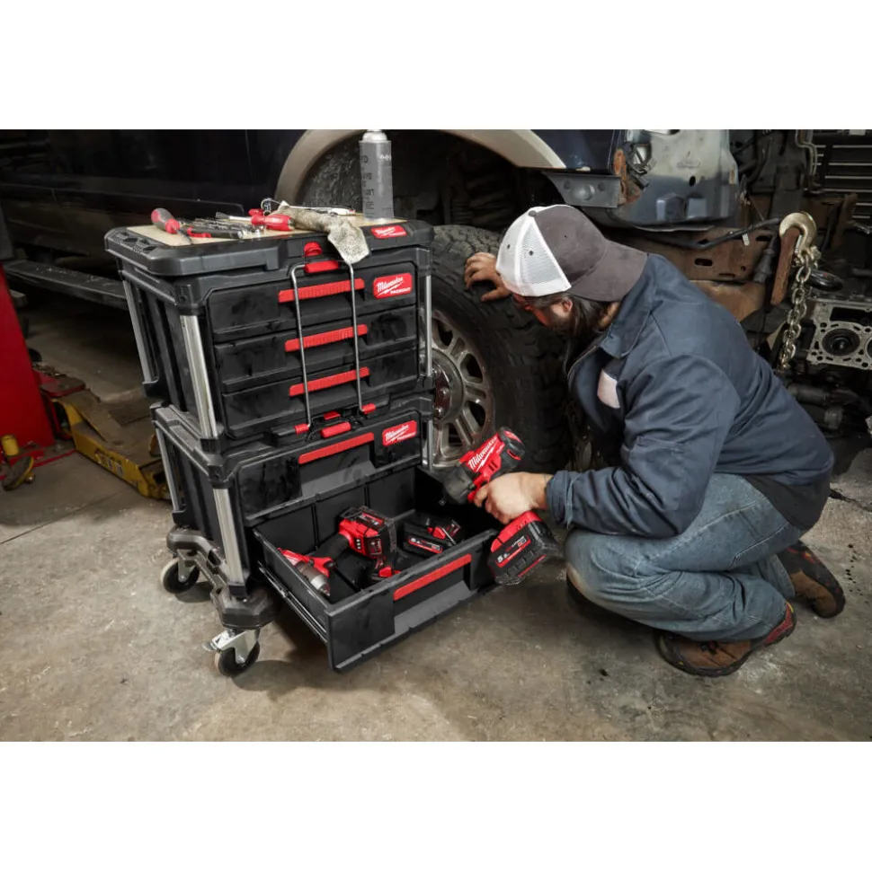 Milwaukee Packout Gereedschapskoffer Met 3 Lades