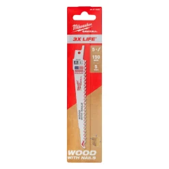 Milwaukee Reciprozaagblad Sawzall Hout Thin Kerf 5-Tpi 5st