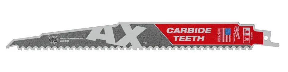 Milwaukee Reciprozaagblad Sawzall hout The AX Carbide 230mm 5-Tpi